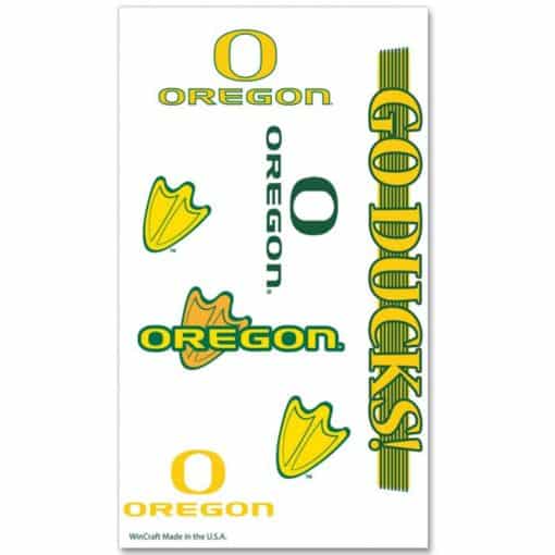 Oregon Ducks Temporary Tattoos