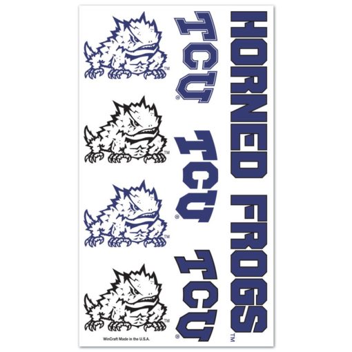 TCU Horned Frogs Temporary Tattoos