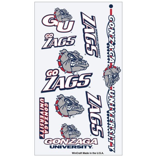 Gonzaga Bulldogs Temporary Tattoos