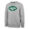 New York Jets Men's 47 Brand Gray Crew Long Sleeve Sweatshirt