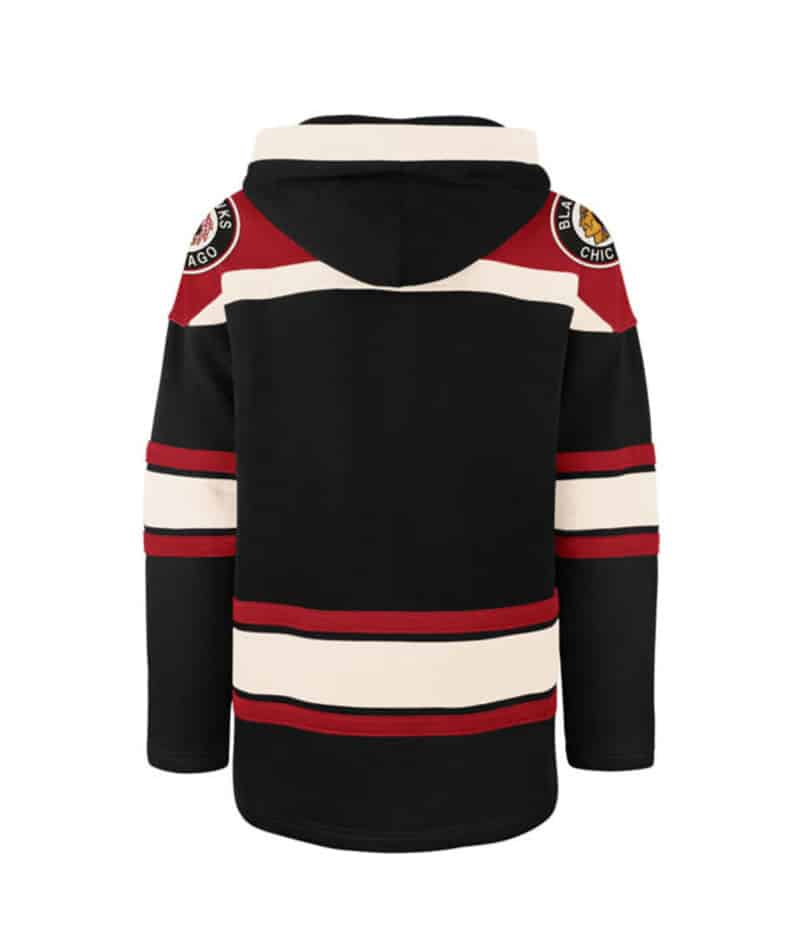 Old Time Hockey NHL Chicago Blackhawks Lacer Jersey Hood - NHL