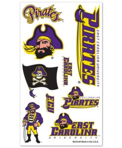 East Carolina Pirates Temporary Tattoos