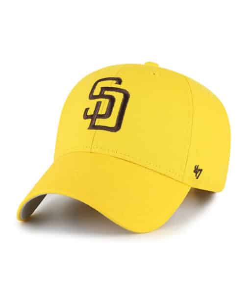 San Diego Padres KIDS 47 Brand Yellow Gold MVP Adjustable Hat