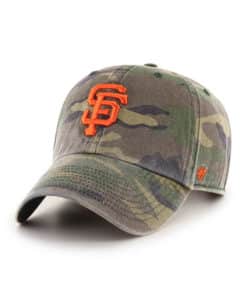 San Francisco Giants 47 Brand Camo Cargo Clean Up Adjustable Hat