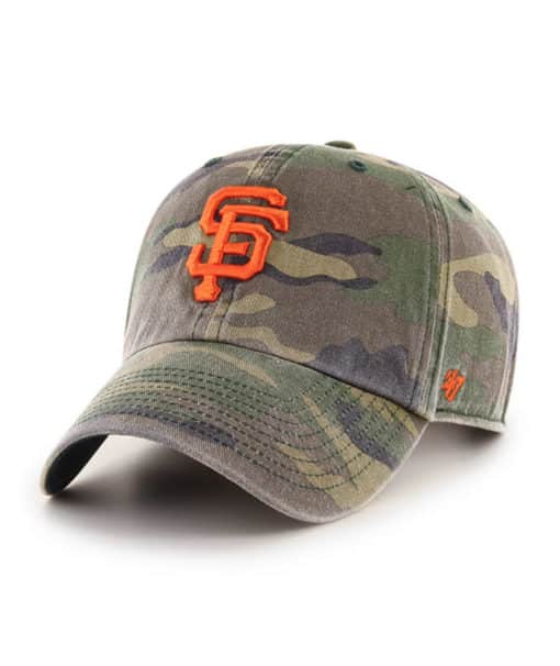 San Francisco Giants 47 Brand Camo Cargo Clean Up Adjustable Hat