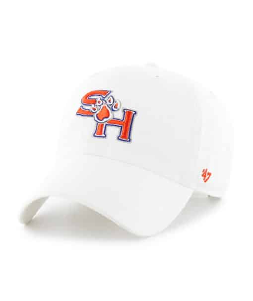 Sam Houston State Bearkats 47 Brand White Clean Up Adjustable Hat