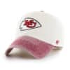 Kansas City Chiefs 47 Brand Vintage White Clean Up Snapback Hat