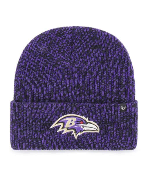 Baltimore Ravens 47 Brand Purple Brain Freeze Cuff Knit Hat