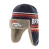 Denver Broncos 47 Brand Ice Cap Navy Sherpa Knit Hat