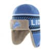 Detroit Lions 47 Brand Ice Cap Blue Raz Sherpa Knit Hat