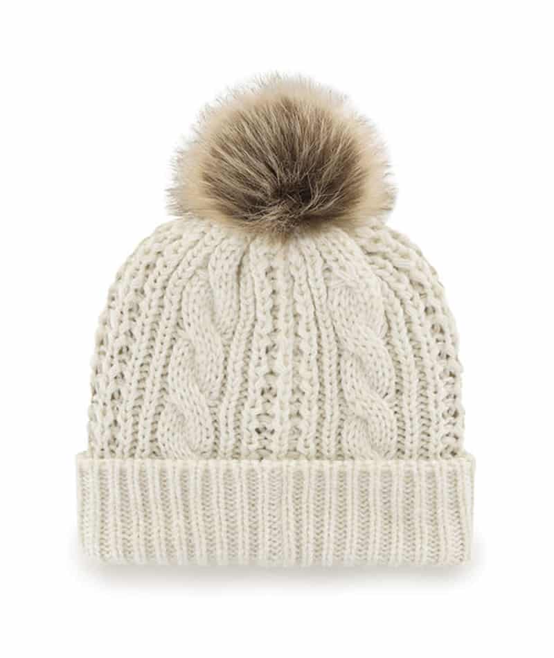 Philadelphia Eagles Women's 47 Brand Classic White Meeko Cuff Knit Hat ...