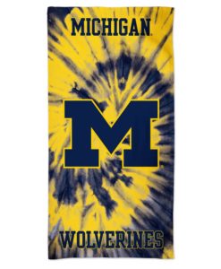 Michigan Wolverines Tie Die Towel 30x60