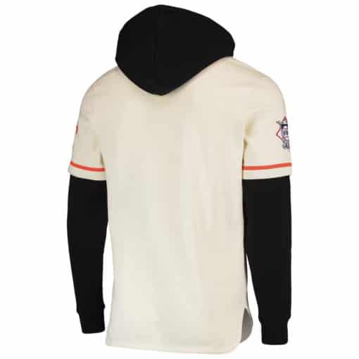 Men's '47 Cream San Francisco Giants Trifecta Shortstop Pullover Hoodie Size: Medium