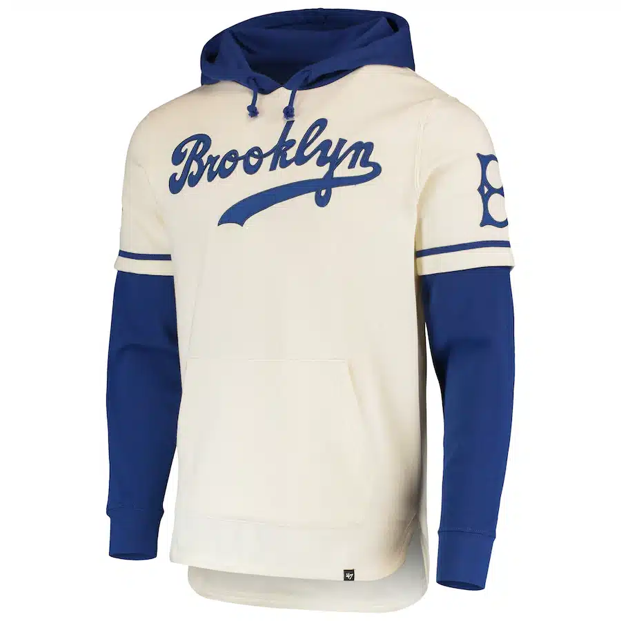 Brooklyn Dodgers Men's 47 Brand Cooperstown Cream Shortstop