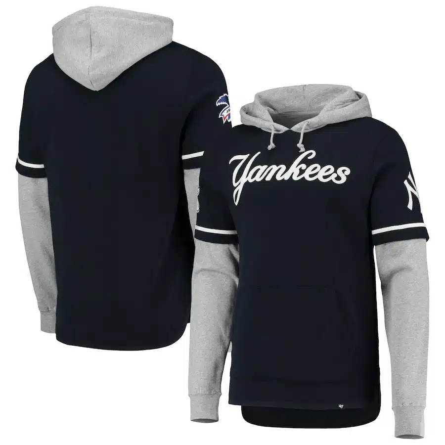 47 Brand New York Yankees Shortstop Hoodie Fall Navy