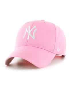 New York Yankees NEWBORN Baby 47 Brand Pink Rose Adjustable Hat