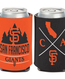 San Francisco Giants 12 oz Black Orange Hipster Can Cooler Holder