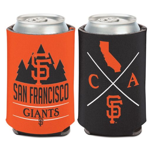 San Francisco Giants 12 oz Black Orange Hipster Can Cooler Holder