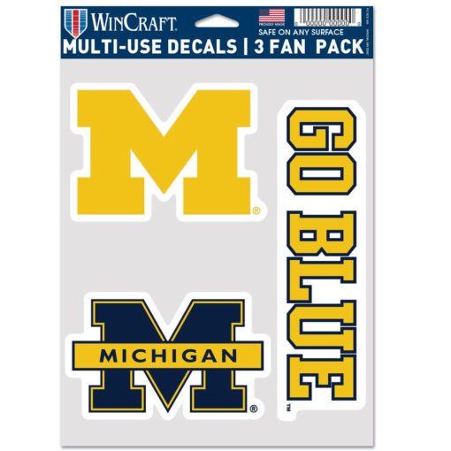 Michigan Wolverines Multi Use 3 Fan Pack