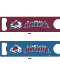 Colorado Avalanche Burgundy Metal Bottle Opener 2-Sided