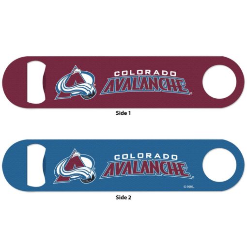 Colorado Avalanche Burgundy Metal Bottle Opener 2-Sided