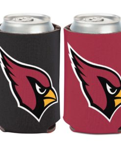 Arizona Cardinals 12 oz Red Black Logo Can Cooler Holder