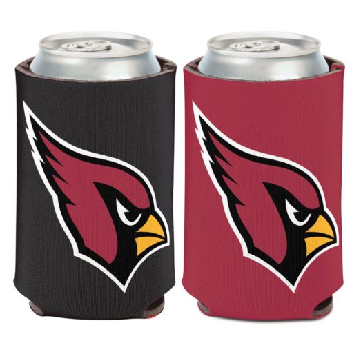 Arizona Cardinals 12 oz Red Black Logo Can Cooler Holder