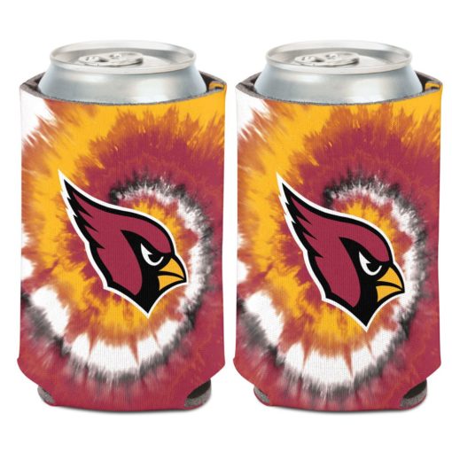 Arizona Cardinals 12 oz Red Tie Dye Can Cooler Holder