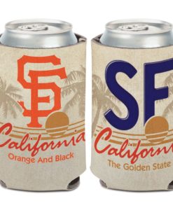 San Francisco Giants 12 oz State Plate Can Cooler Holder