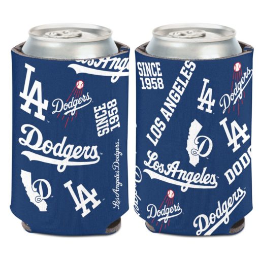 Los Angeles Dodgers 12 oz Blue Scatter Can Cooler Holder