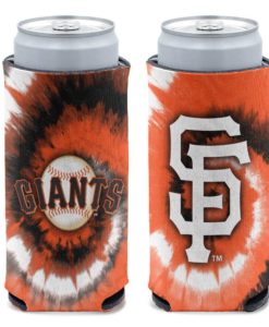 San Francisco Giants 12 oz Orange Tie Dye Slim Can Cooler Holder