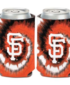 San Francisco Giants 12 oz Orange Tie Dye Can Cooler Holder