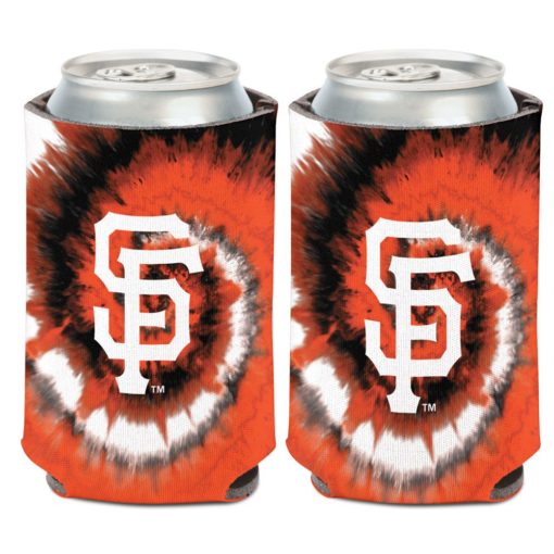 San Francisco Giants 12 oz Orange Tie Dye Can Cooler Holder