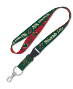 Minnesota Wild Green Lanyard with Detachable Buckle