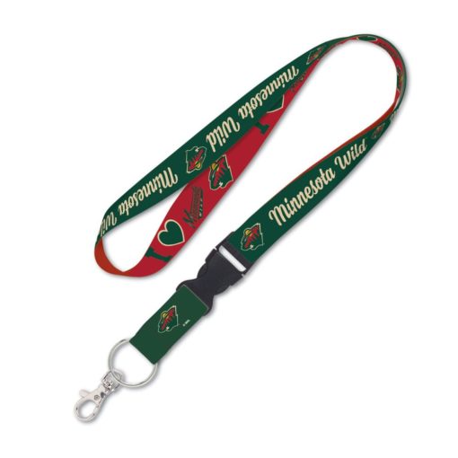 Minnesota Wild Green Lanyard with Detachable Buckle