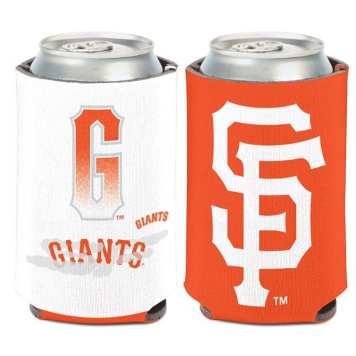 San Francisco Giants 12 oz White Orange City Can Cooler Holder