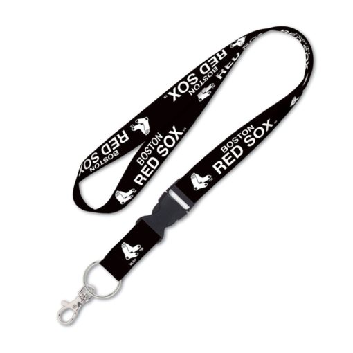 Boston Red Sox Black Lanyard with Detachable Buckle