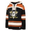 Anaheim Ducks Men’s 47 Brand Black Orange Pullover Jersey Hoodie