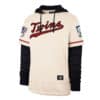 Minnesota Twins Men's 47 Brand Cooperstown Cream Shortstop Pullover Hoodie