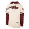 Philadelphia Phillies Men's 47 Brand Cooperstown Cream Shortstop Pullover Hoodie