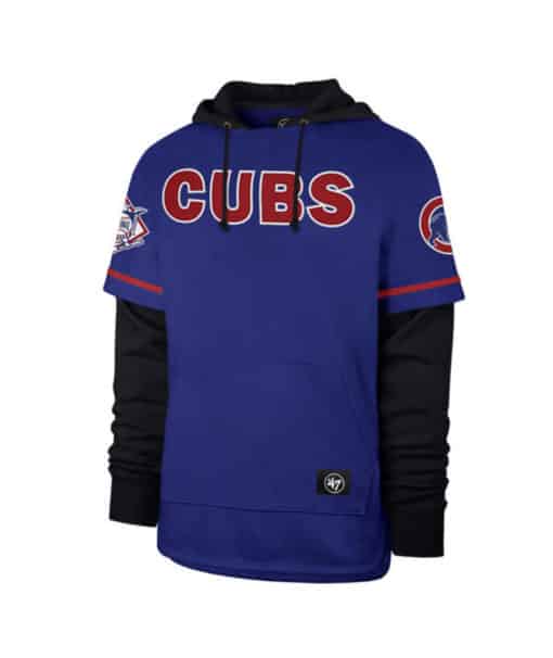 Chicago Cubs Men's 47 Brand Royal Blue Shortstop Pullover Hoodie