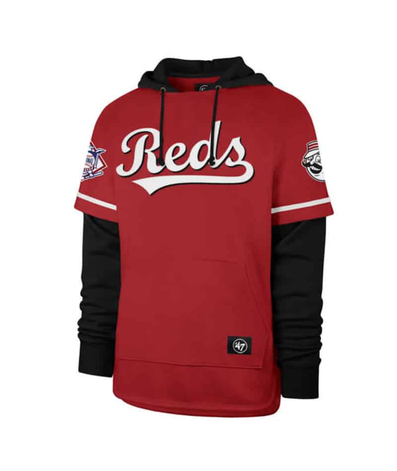 Cincinnati Reds Men's 47 Brand Red Shortstop Pullover Hoodie - Detroit ...