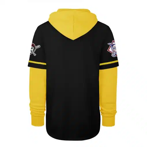 Pittsburgh Pirates Men's 47 Brand Black Shortstop Pullover Hoodie - Image 2