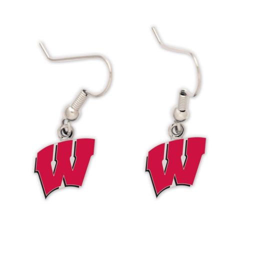 Wisconsin Badgers W Earrings