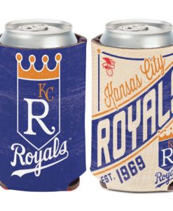 Kansas City Royals 12 oz Blue Cream Cooperstown Can Cooler Holder