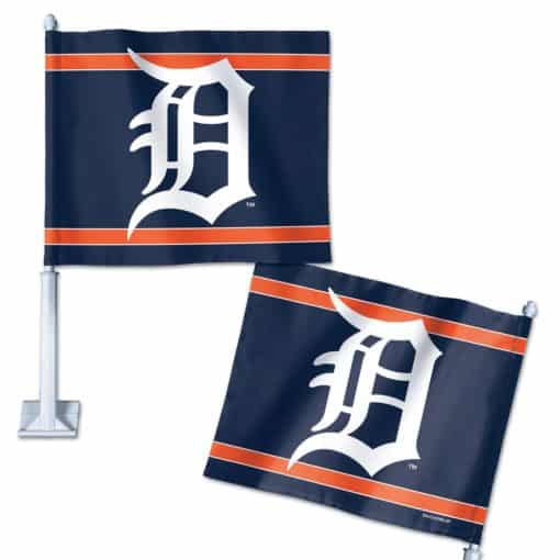 Detroit Tigers Navy Car Flag