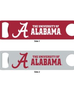 Alabama Crimson Tide Crimson Metal Bottle Opener 2-Sided