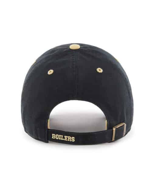 Purdue Boilermakers 47 Brand Black Ice Clean Up Adjustable Hat - Image 2