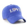 Memphis Tigers Women's 47 Brand Love Blue Clean Up Adjustable Hat