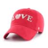 Houston Cougars Women's 47 Brand Love Red Clean Up Adjustable Hat